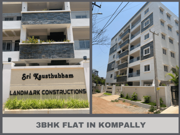 3BHK Deluxe Flat for Sale in Kompally Jayabheri Park, East-Facing, Ready to Occupy