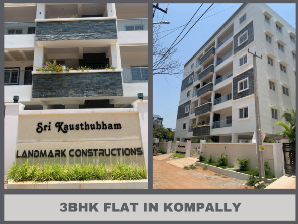 3BHK Deluxe Flat for Sale in Kompally Jayabheri Park, East-Facing, Ready to Occupy