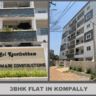 3BHK Deluxe Flat for Sale in Kompally Jayabheri Park, East-Facing, Ready to Occupy