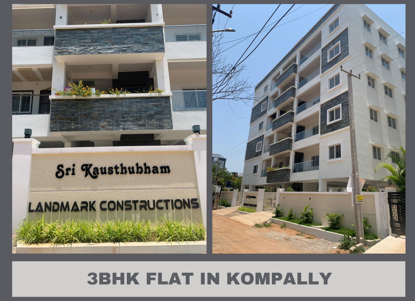 3BHK Deluxe Flat for Sale in Kompally Jayabheri Park, East-Facing, Ready to Occupy