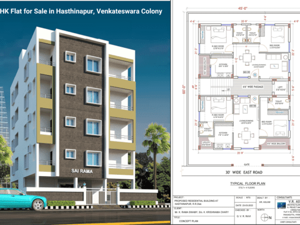 2 BHK Flat for Sale in Hasthinapur, Venkateswara Colony