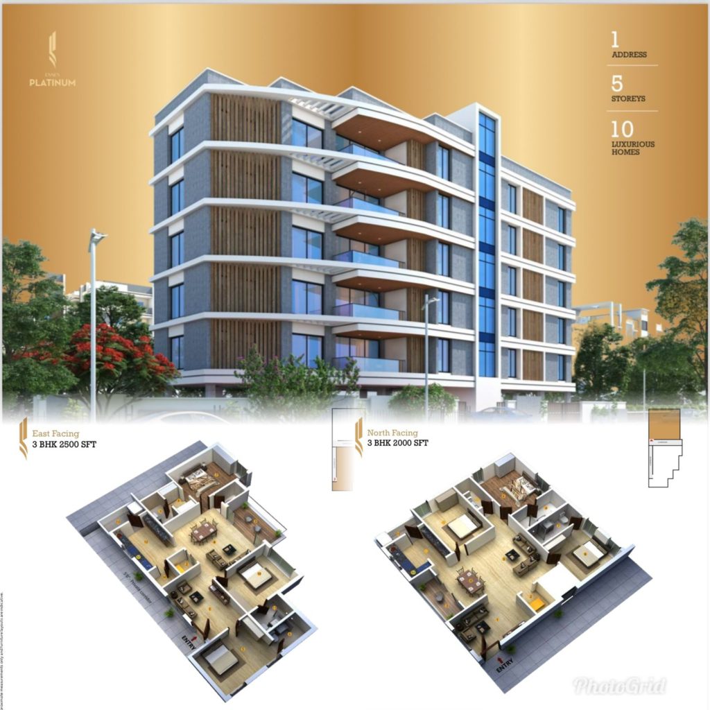 Premium 3BHK Flats for Sale in Ameerpet