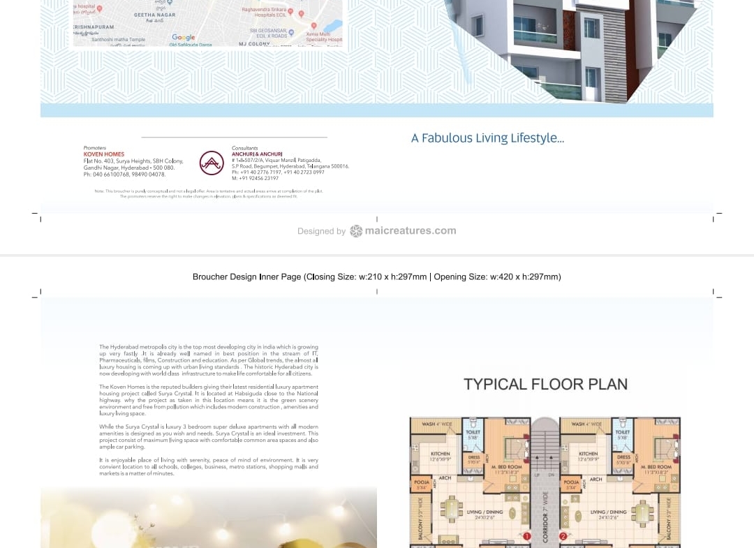 3 BHK Flats for Sale in Eswarapuri Colony Sainikpuri – 1850 Sq. Ft. Deluxe Homes