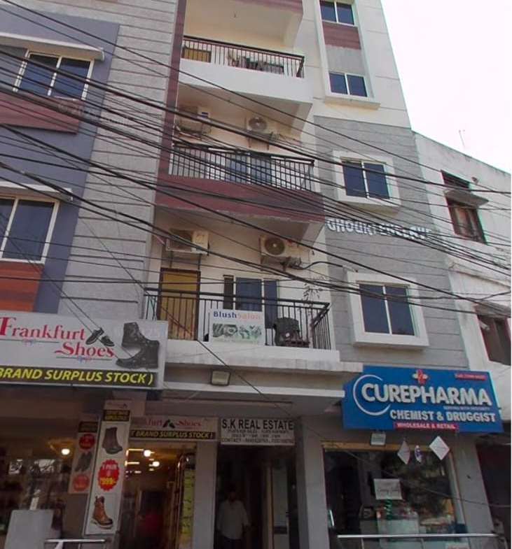 3 BHK Flat in Khader Bagh Main Road with Commercial Shop Opposite Humanity Hospital