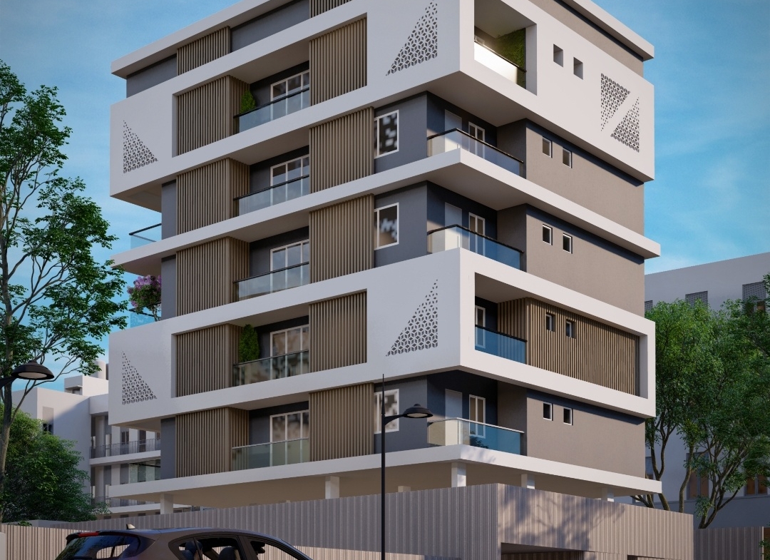 Luxurious 3 BHK Flat for Sale in Banjara Hills Road No. 3 – Aurora Colony | Premium G+5 Building