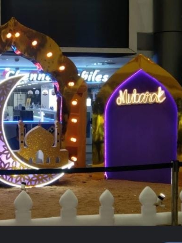 "Bakrid Lights in Hyderabad: A Festive Glow"
