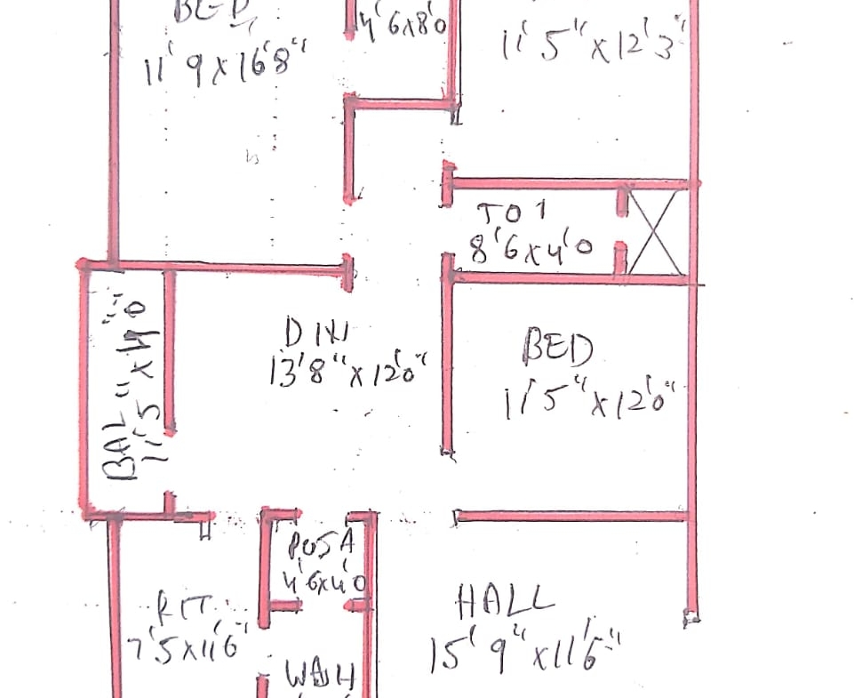 Affordable 3BHK Flat for Sale in Kukatpally Pragatinagar – Fully Furnished, Vastu-Compliant