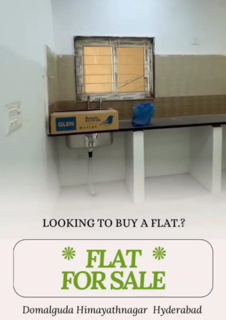 Exclusive 3 BHK sale of Flat in Domalguda, Hyderabad