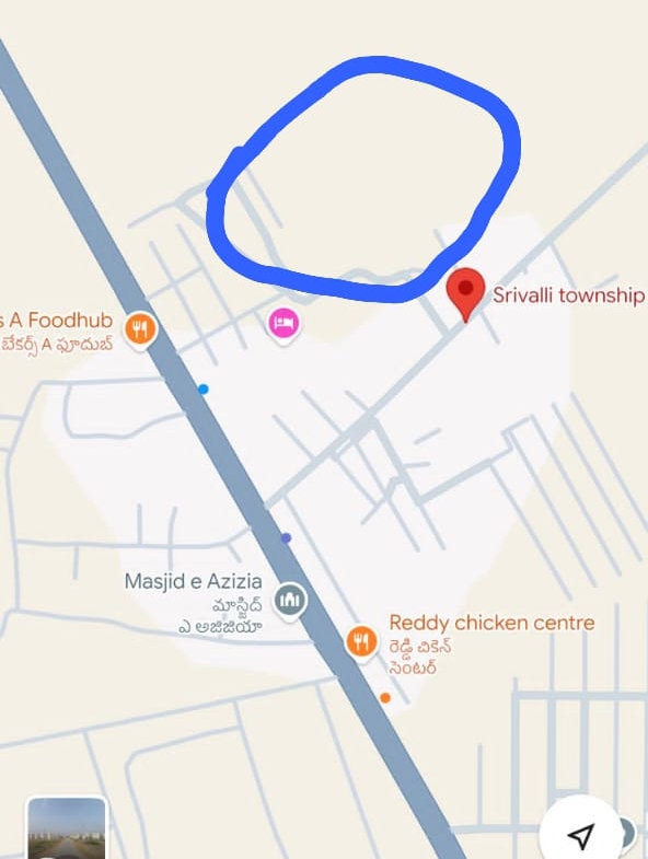 commercial land in Narketpally